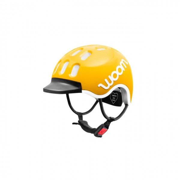 Woom KIDS Helm gelb Größe XS 46 – 50 cm Kinder Fahrrad Kopf Schutz Sicherheit