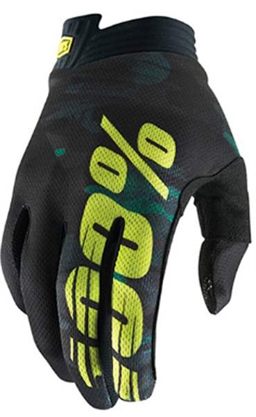 100% itrack Glove Handschuh camo black/green Gr. S Fahrrad