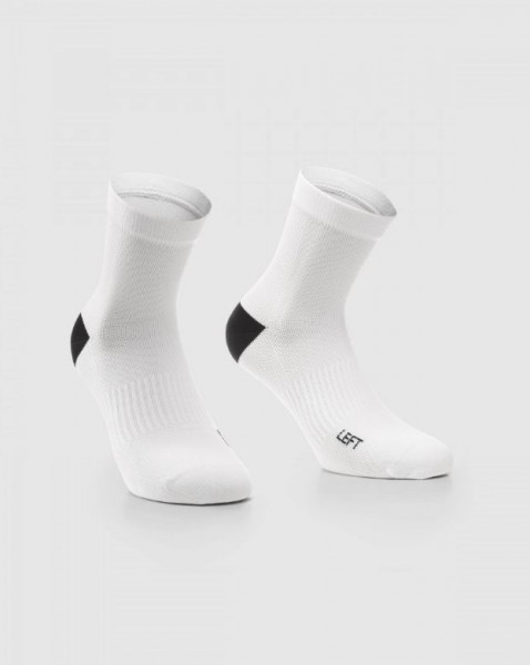ASSOS Essence Socks Low twin pack Holy White Socken weiß 2er-Pack diverse Größen