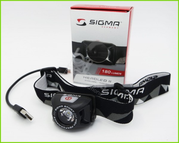 Sigma Sport Headled II Stirnlampe Headlight 180 Lumen Beleuchtung