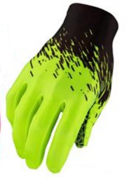 Supacaz Handschuhe SUPA-G lang schwarz/neon gelb Gr. L rutschfest MTB Rennrad