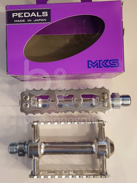 MKS Sylvan STREAM Pedale / Pedals SILBER Singlespeed Fixie Retro