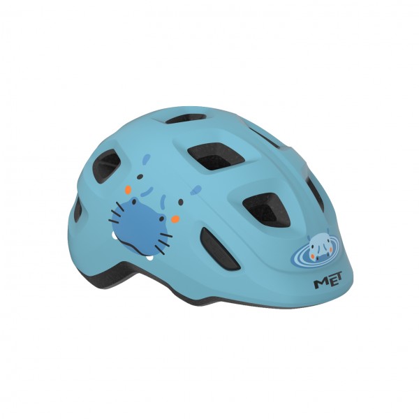 MET Helm Hooray pale blue glossy Gr. XS 46-55cm Kinder Fahrrad Kopfschutz Sicherheit