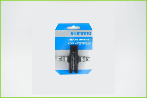 1 Paar Shimano Bremsbelag V-Brake M70T4 geschraubt Bremsgummi