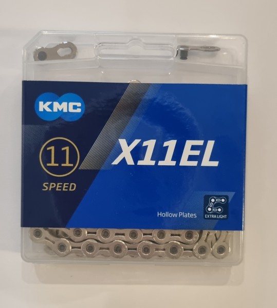 KMC Kette X11EL für 11-fach 118 Glieder1/2“x11/128“ silber MissingLInk