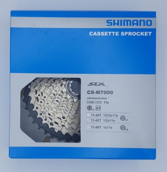 Shimano Kassette CS-M7000 11-fach 11-42Z SLX Stahl MTB Originalverpackung