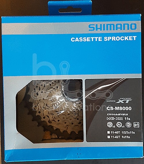 Shimano Kassette CS-M8000 11-fach 11-42Z Deore XT Stahl MTB OVP