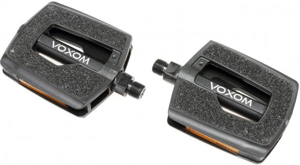 Voxom Trekking Pedale Touring PE1 Achse 9/16“ L100xB85xH20mm schwarz 360g