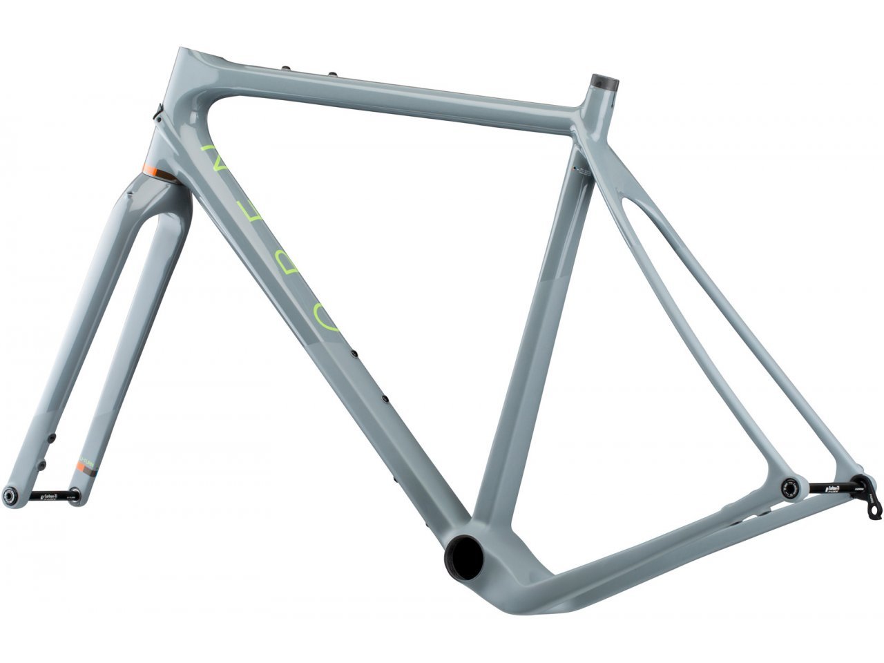 OPEN WI.DE. Rahmenkit grau, orange, türkis, ready to paint - Größe = XS ...