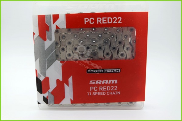 SRAM PC RED22 11 SPEED CHAIN Kette 11-fach 114 Glieder silber Power Chain RED 22