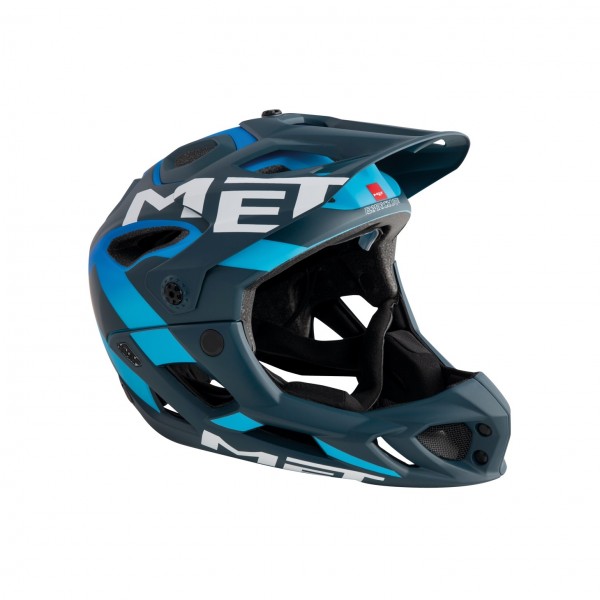 MET Helm Parachute Blue Shaded Cyan matt Gr. M 54-58 cm Fahrrad Kopfschutz Sicherheit
