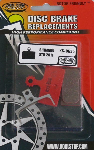 1 Paar Kool Stop Disc Bremsbelag Scheiben-Bremsbeläge Shimano XTR 2011 XT SLX KS-D635