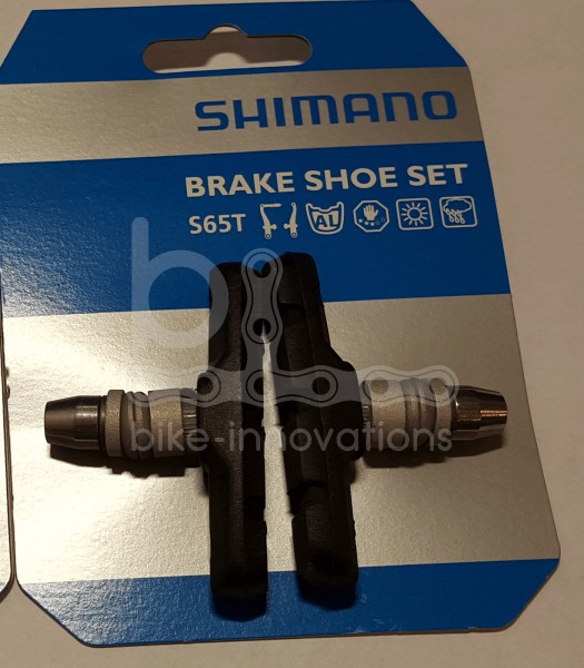1 Paar SHIMANO Bremsschuhe S65T V-Brake Bremsgummi Bremsbelag