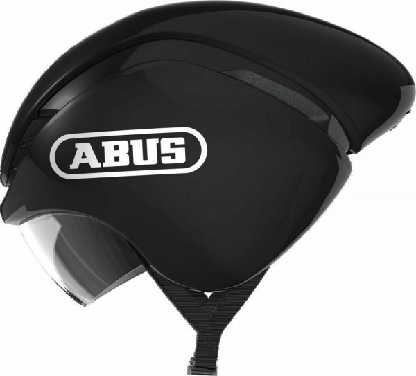 ABUS Helm GameChanger TT Gr. M 52-58 cm shiny black Fahrradhelm Time Trial