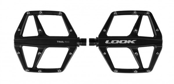 LOOK Trail ROC Flat pedals Fahrradpedale 110x110mm Alloy schwarz 430g/Paar