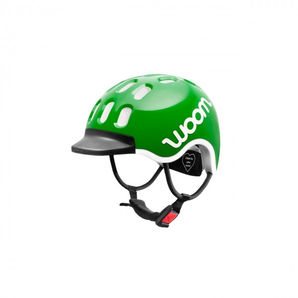 Woom KIDS Helm grün Größe S 50 – 53 cm Kinder Fahrrad Kopf Schutz Sicherheit