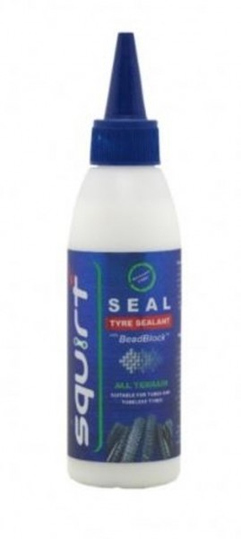 SQUIRT Seal BEADBLOCK Dichtmilch Reifendichtmittel Flasche 150ml