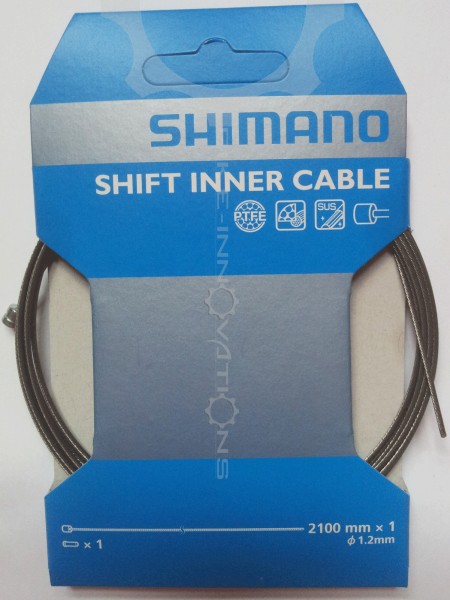 Shimano Bremszug Edelstahl PTFE beschichtet, 1,6 mm x 2050 mm originalverpackt